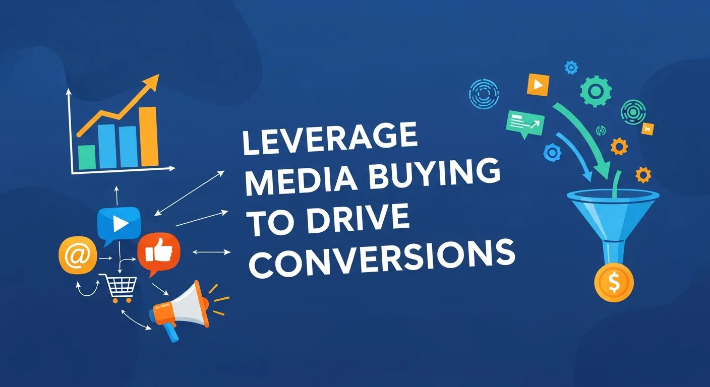 Using media buying strategies to boost conversion rates for e-commerce by targeting the right audience.