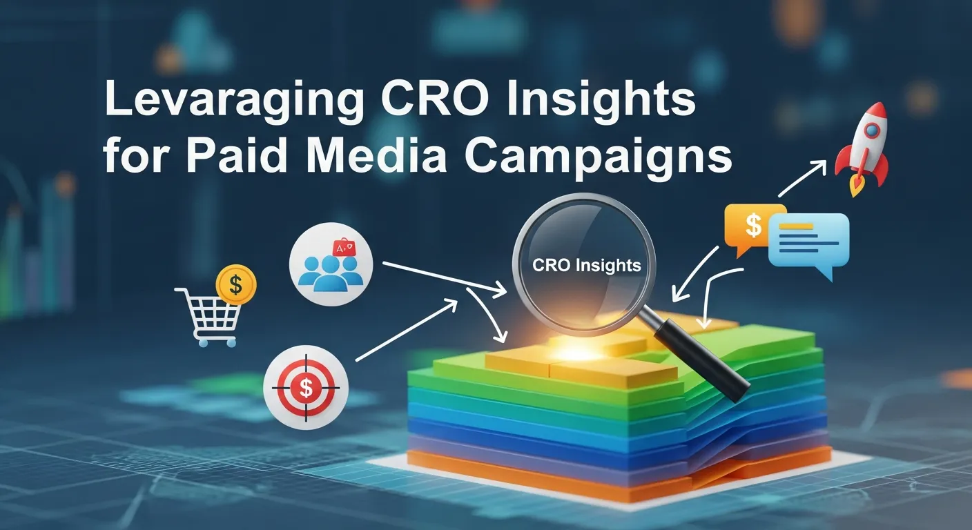 Freelance CRO expert optimizing paid media campaigns to increase click-to-conversion rates and reduce bounce rate