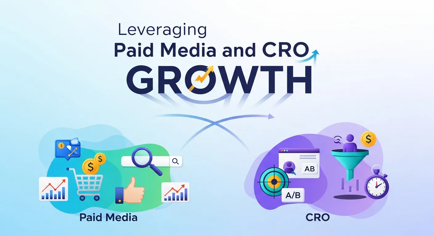 Conversion Rate Optimization with paid media campaigns driving website conversions