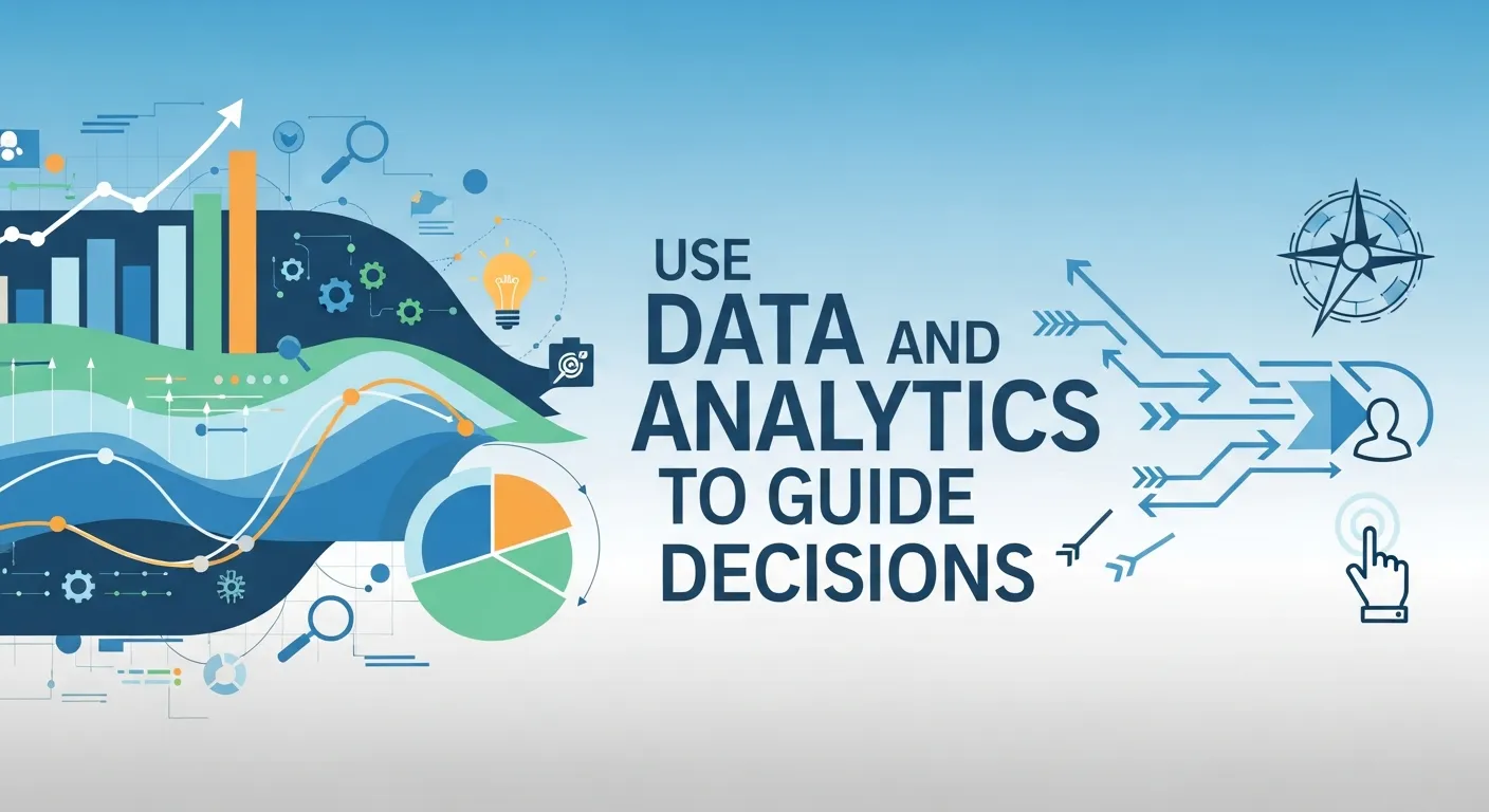 Analyzing website metrics and user behavior with analytics tools to make data-driven decisions and enhance conversion rate