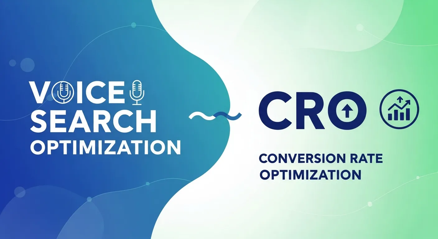 Voice search optimization enhancing website conversion rate optimization performance