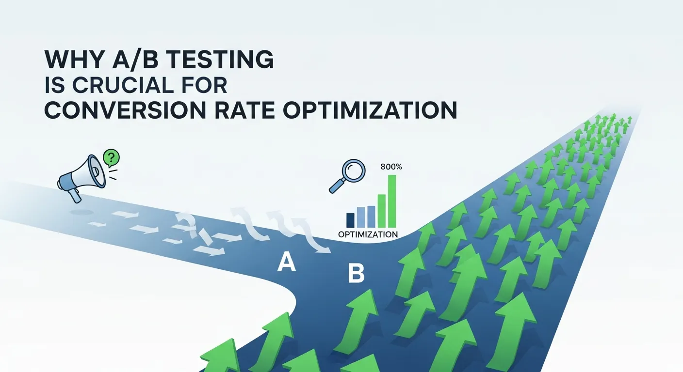 A/B Testing for Conversion Rates comparing two website versions to optimize conversions