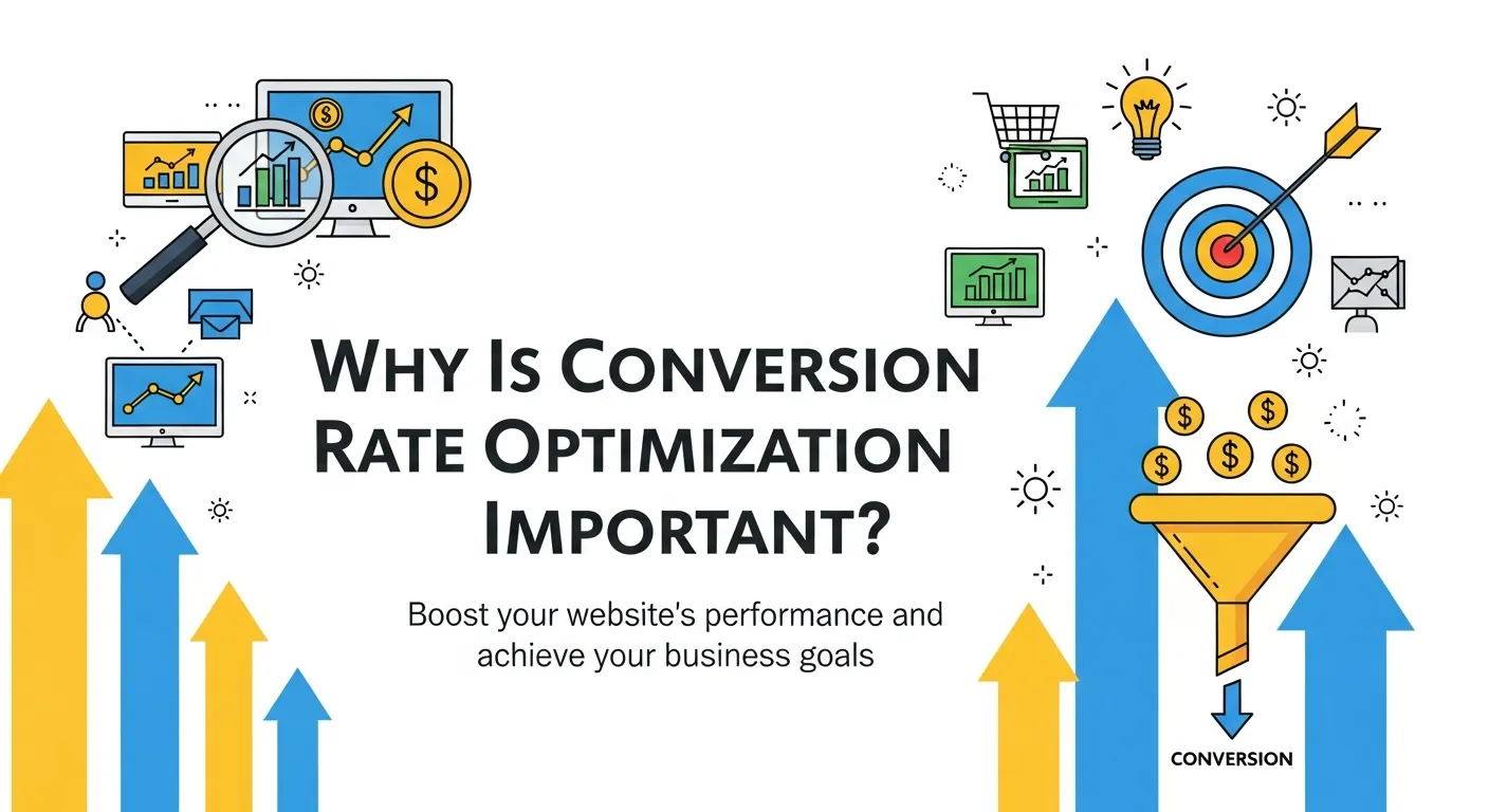 Conversion Rate Optimization improving website traffic to conversions and maximizing ROI for businesses