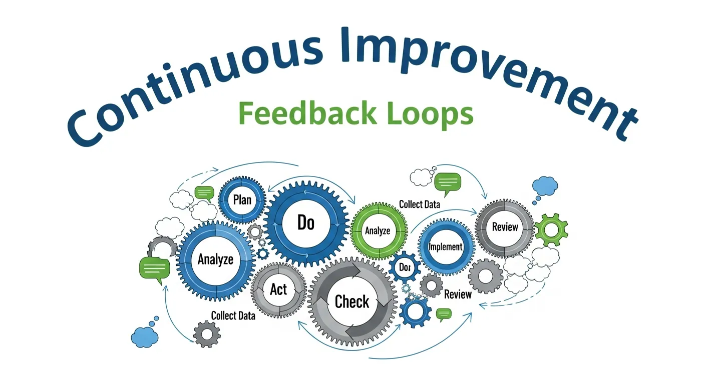Association team reviewing Conversion Rate Optimization (CRO) feedback loops and tracking iterative performance improvements.