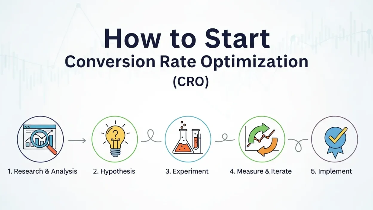 Conversion Rate Optimization (CRO) improves your website’s ability to turn visitors into customers, leads, or subscribers. By analyzing behavior, testing strategies, and optimizing key touchpoints, CRO drives higher conversions, better ROI, and measurable business growth.