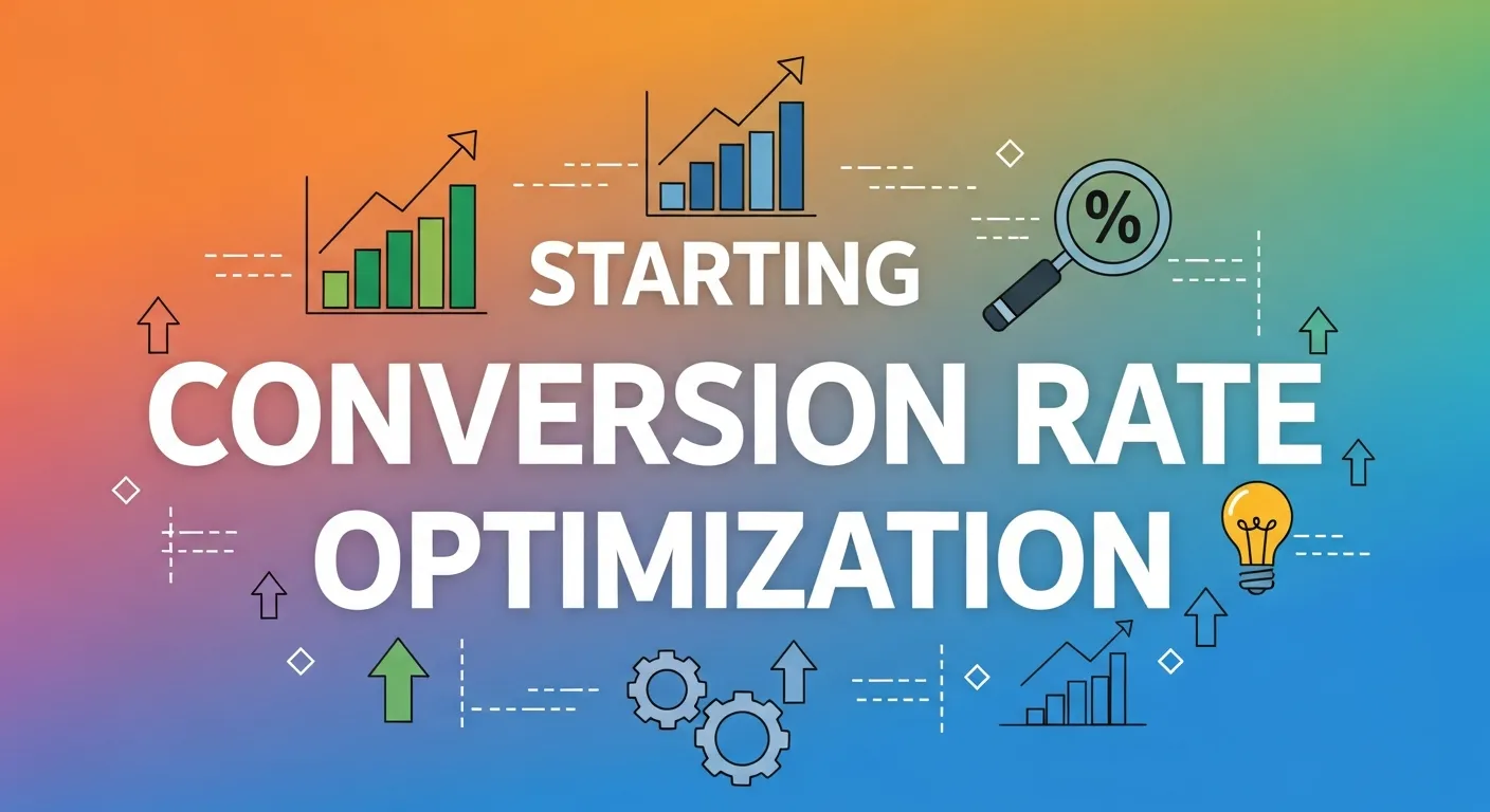 Diagram of website audit and testing workflow for Conversion Rate Optimization, including metrics, hypotheses, and A/B testing.