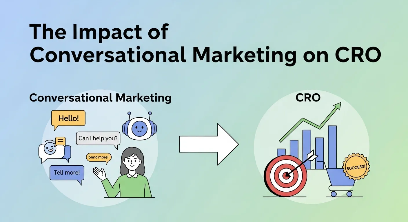 AI chatbot interface on a website, showcasing conversational marketing's role in improving user engagement and conversions