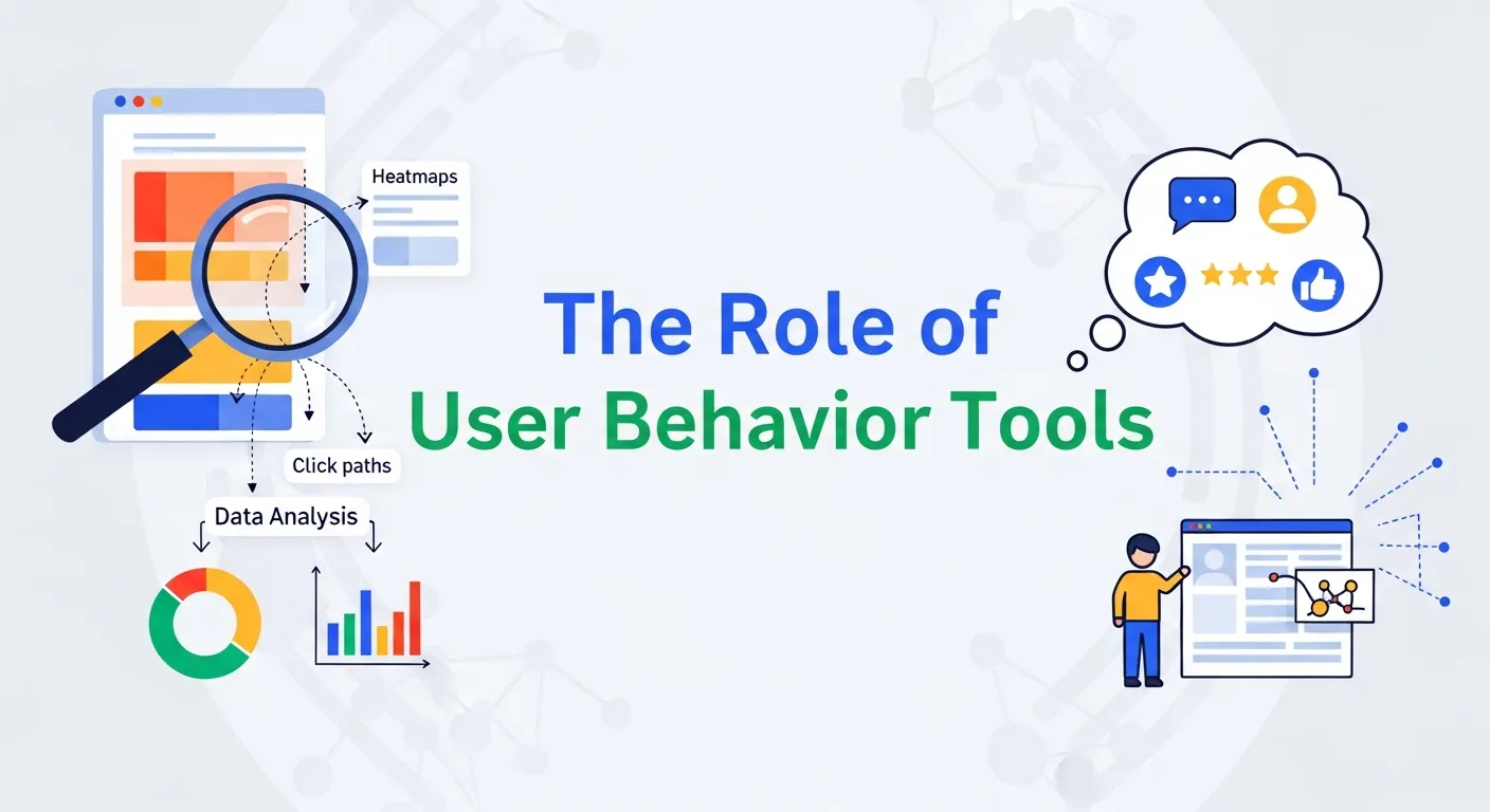 Heatmap visualization of user clicks and interactions on a website.