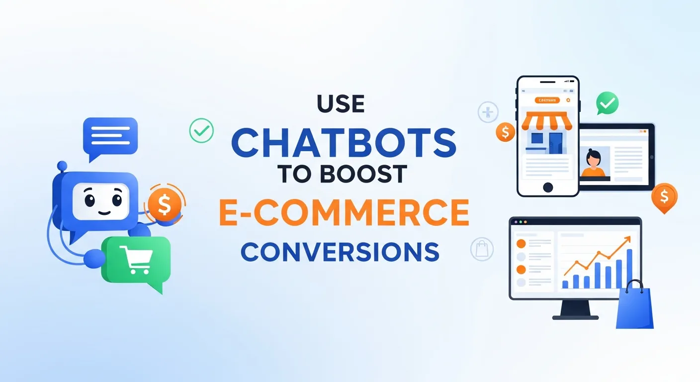 AI-powered chatbots assisting e-commerce visitors in real-time to improve user engagement, reduce cart abandonment, and boost conversion rates.