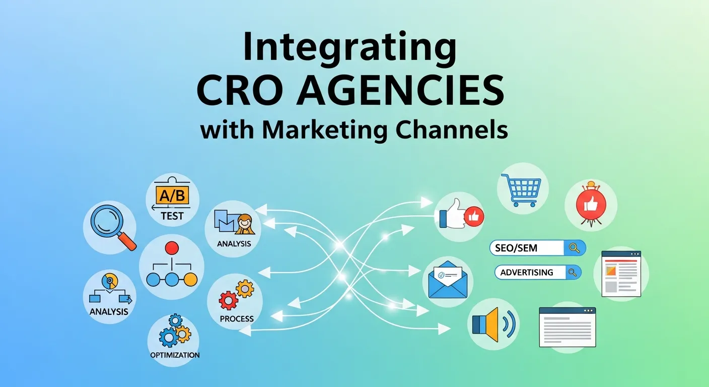 CRO agencies aligning website optimization with paid ads, email campaigns, and social media to maximize conversions and ROI.