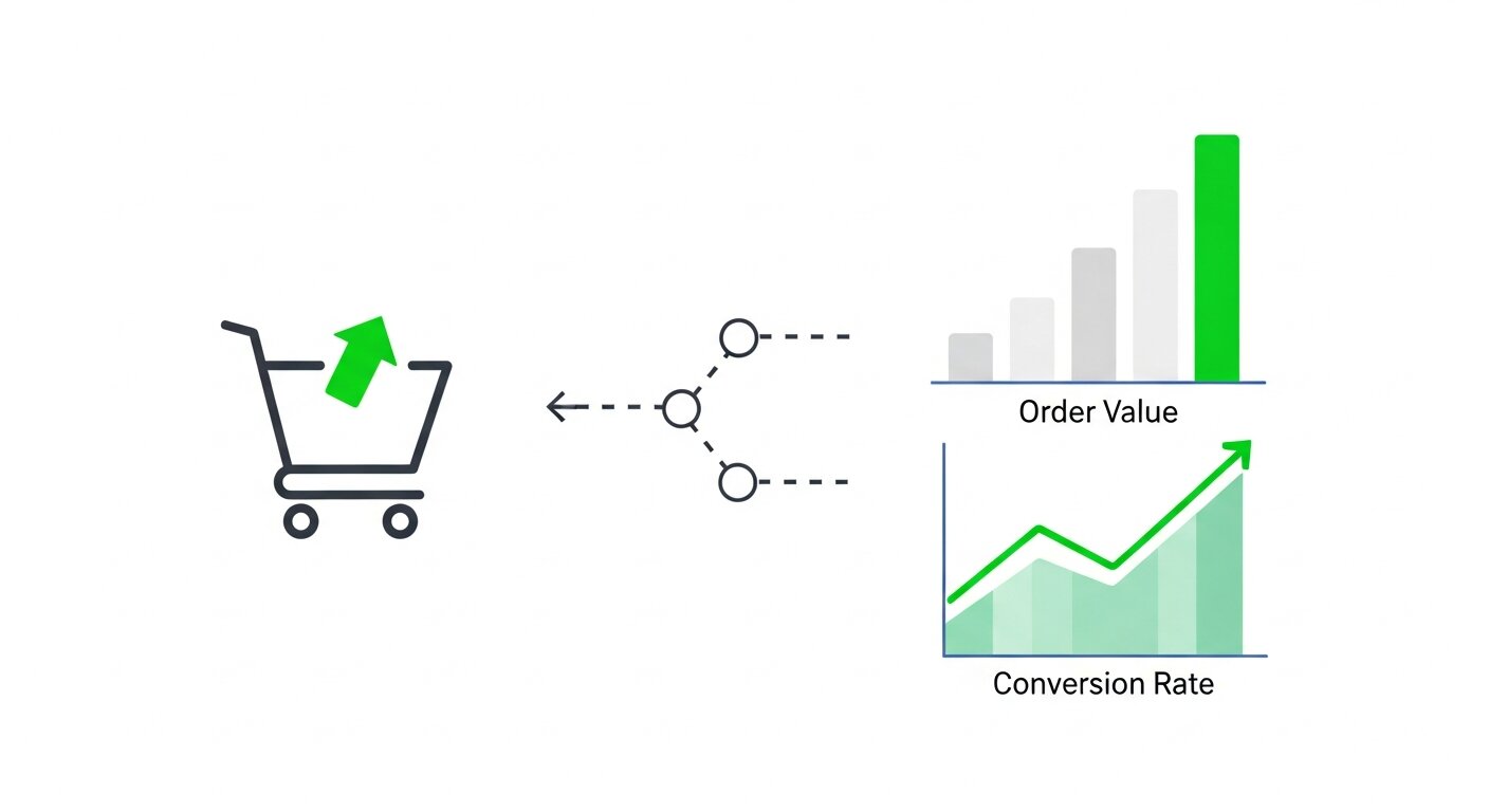 AOV and CRO growth concept