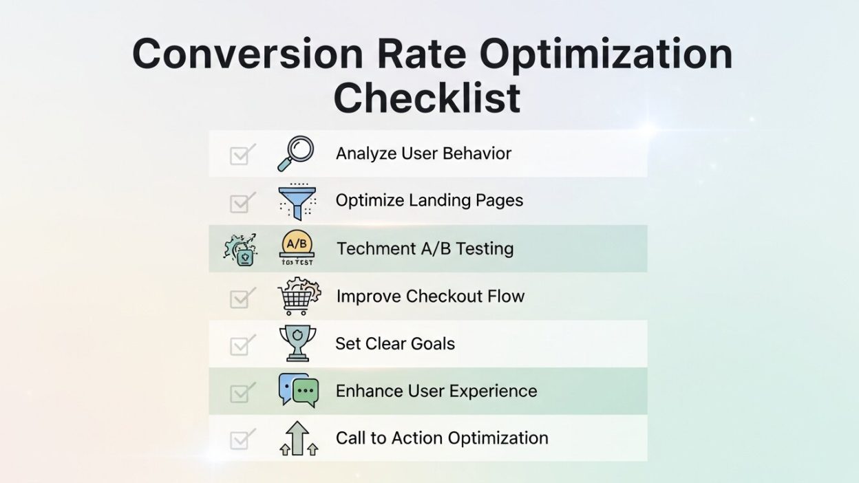 Conversion Rate Optimization Checklist