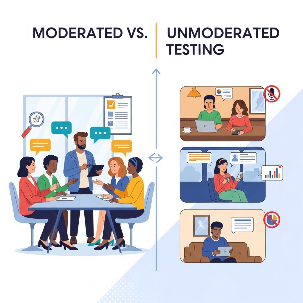 Moderated vs. Unmoderated Testing
