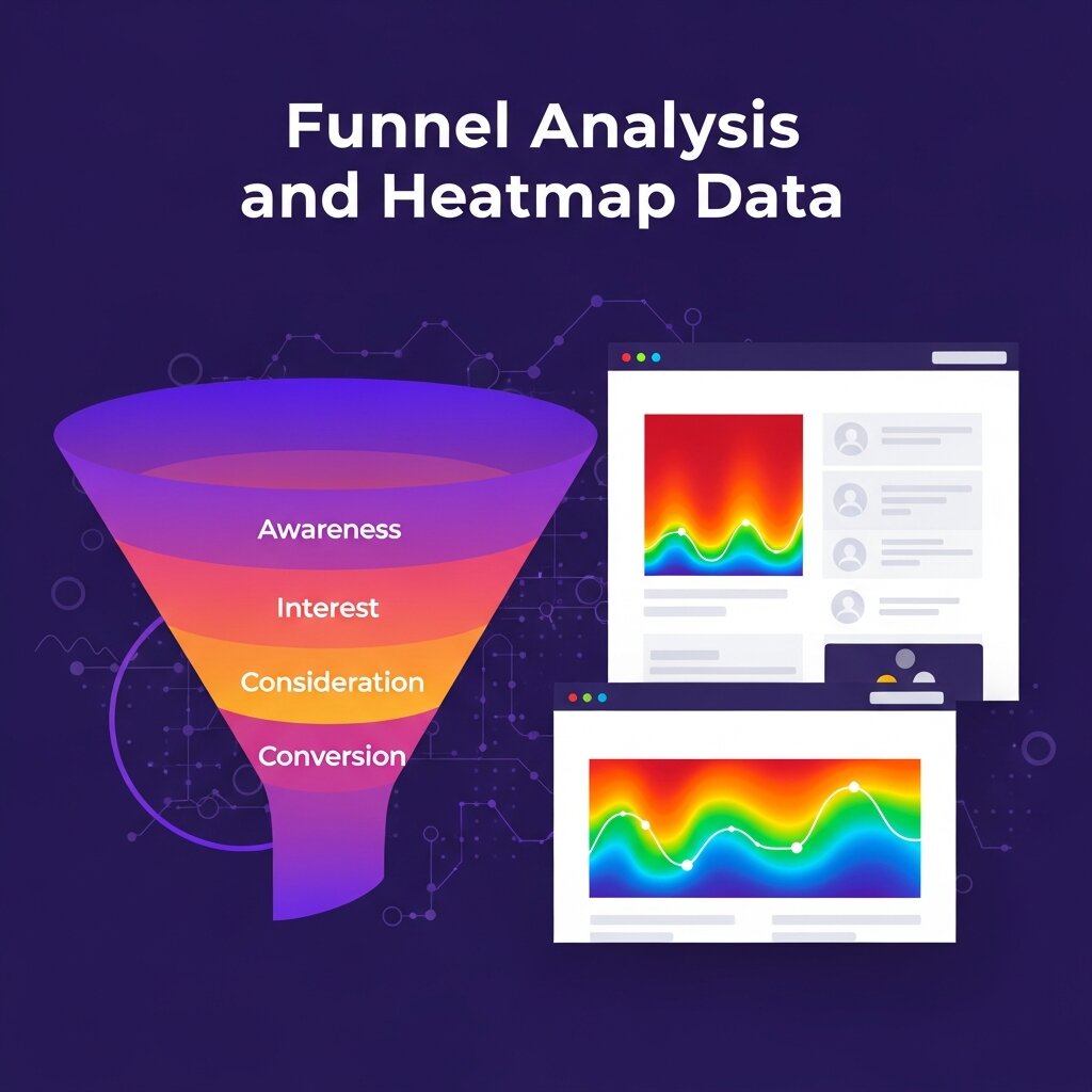 Funnel Analysis and Heatmap Data